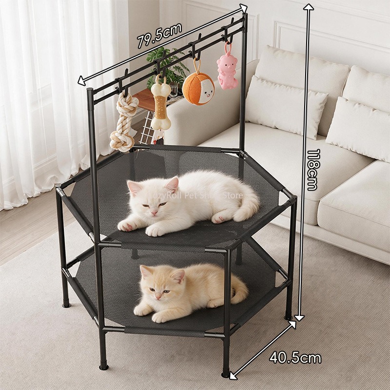Outdoor Camping Dog Bed - 1~2겹 구조의 고급 강아지 침대, 통기성이