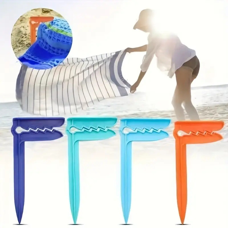 Outdoor Camping Rugs - 야외 비치 타월 홀더 비치 매트