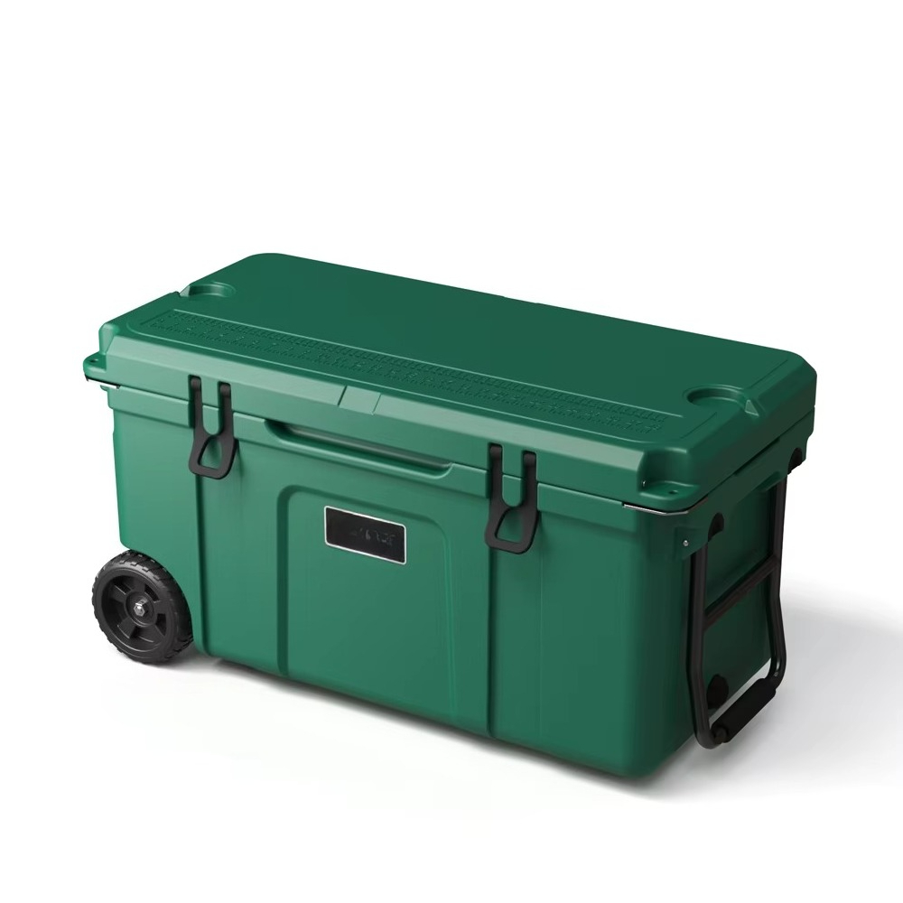 Outdoor Camping Trolley - 70QT 맞춤형 로고 도시락 보냉 로토몰딩