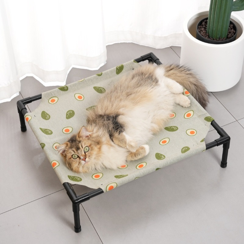 Outdoor Camping Dog Bed - 높이 조절 가능한 반려견 침대, 높이