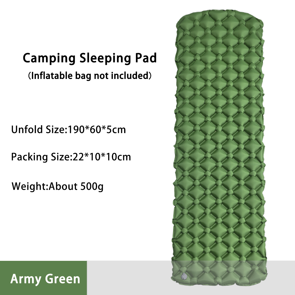 Outdoor Camping Rugs - 캠핑용 에어매트 텐트 접이식 캠프 침대