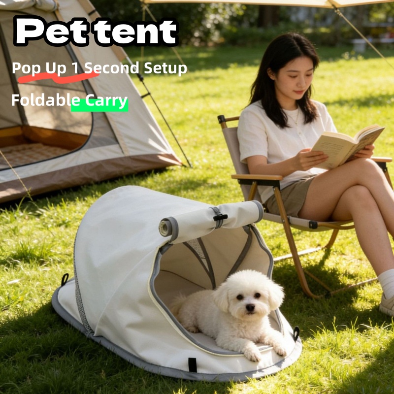 휴대용 팝업 강아지 텐트, 햇빛 차단 통기성 방수 애완 - Outdoor Camping Dog Bed 리뷰 및 가격