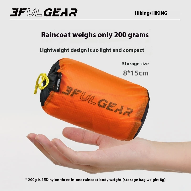 3F UL GEAR 초경량 하이킹 레인코트 3 in 1 - Camping Rain Poncho 리뷰 및 가격