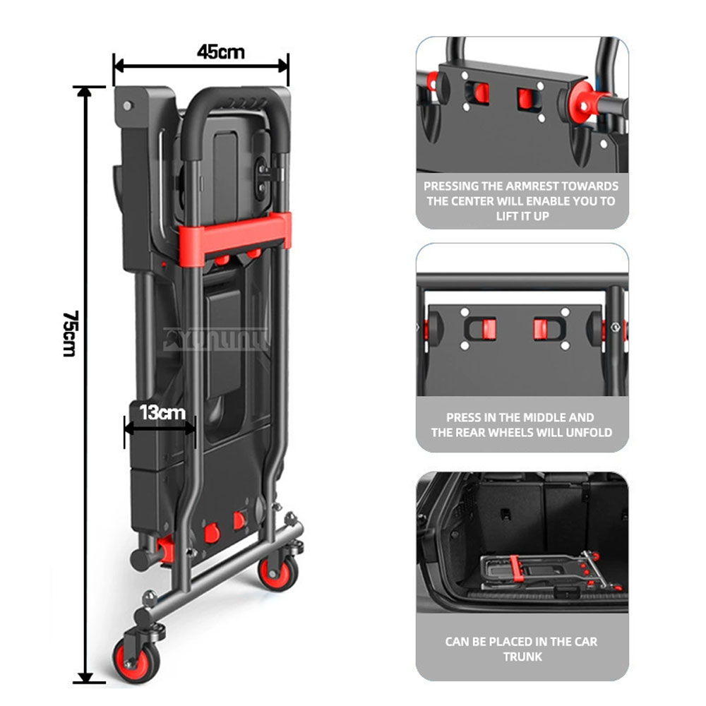다기능 야외 캠핑 접이식 카트, 휴대용 접이식 쇼핑카트 - Outdoor Camping Trolley 리뷰 및 가격