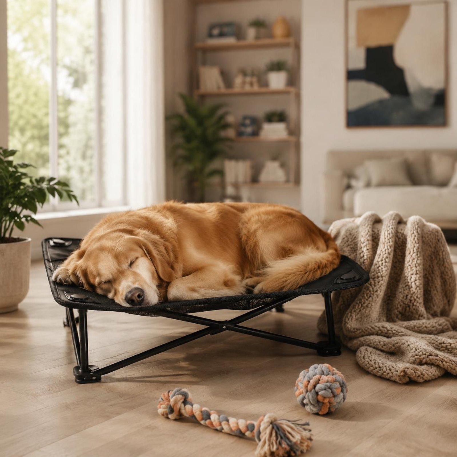 야외 휴식 플랫폼 높이 조절 가능 휴대용 쿨링 침대 ( - Outdoor Camping Dog Bed 리뷰 및 가격