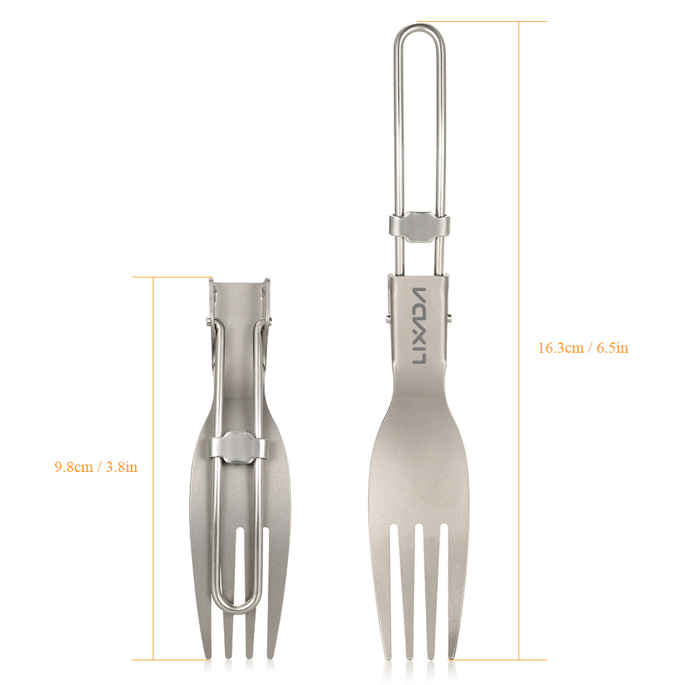 Lixada 티타늄 접이식 포크 초경량 야외 휴대용 저 - Outdoor Camping Dining Set 리뷰 및 가격
