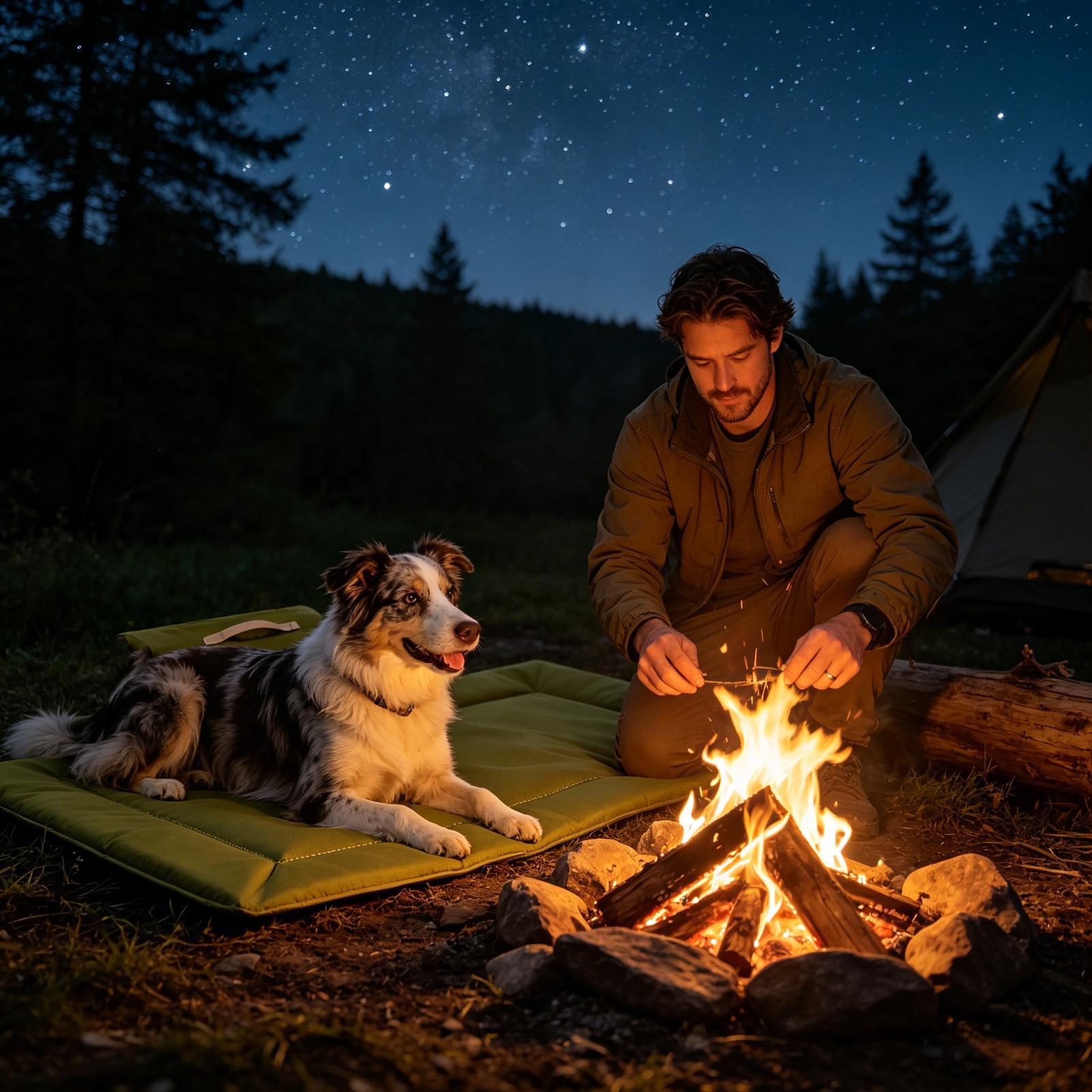 여행용 접이식 세탁 가능 애완견 쿠션 패드, 자동차 시 - Outdoor Camping Dog Bed 리뷰 및 가격