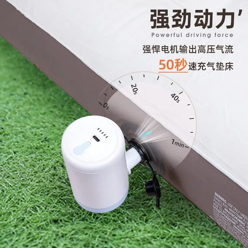 야외 휴대용 무선 충전 펌프, 텐트 전동 에어 펌프,  - Outdoor Camping Rugs 리뷰 및 가격