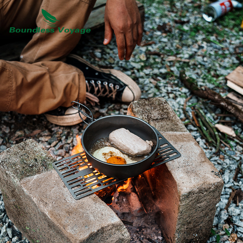 무한 항해 야외 캠핑 티타늄 숯불 바베큐 그릴 플레이트 - Outdoor Camping Dining Set 리뷰 및 가격