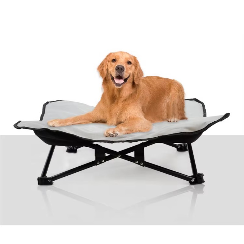 핫세일 세탁 가능 쿨링 높이 조절 가능한 애견 침대 실 - Outdoor Camping Dog Bed 리뷰 및 가격