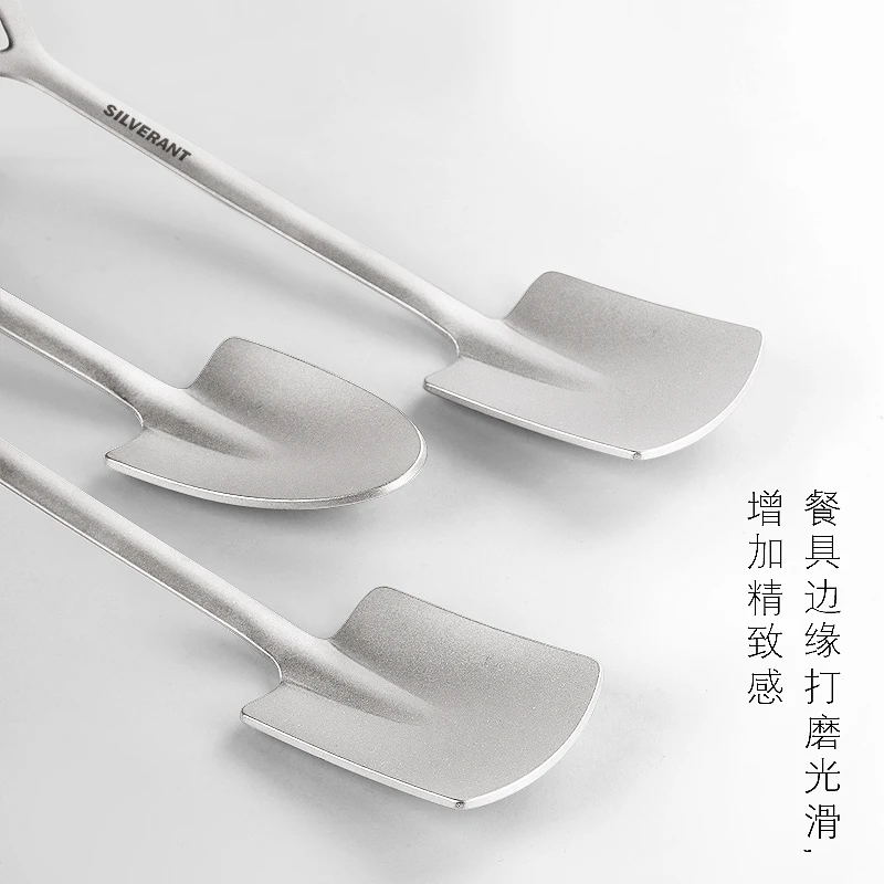 EDC 티타늄 휴대용 삽 모양 숟가락 음식 수프 수박  - Outdoor Camping Dining Set 리뷰 및 가격