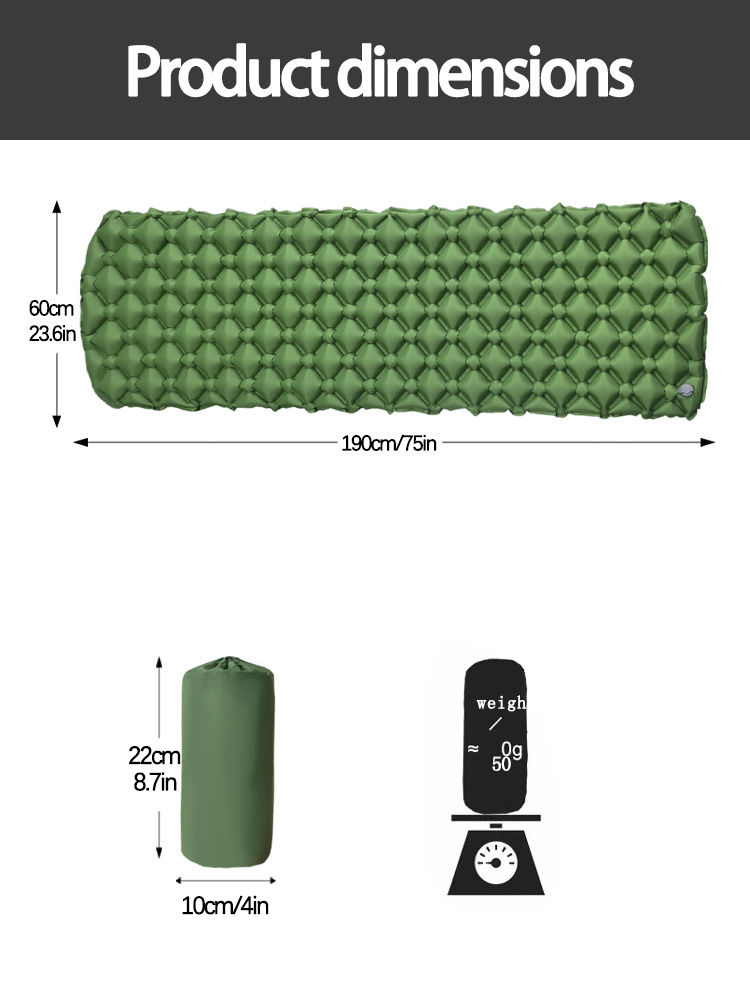 캠핑용 에어매트 텐트 접이식 캠프 침대 수면 패드 피크 - Outdoor Camping Rugs 리뷰 및 가격