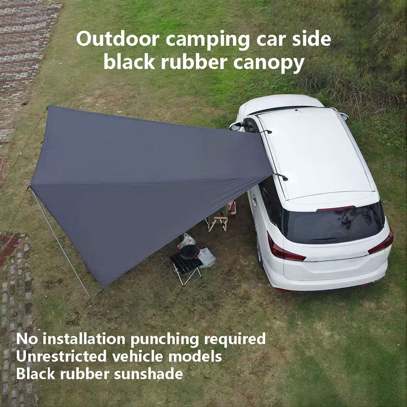 캠핑카 리어 쉘터 텐트 차량용 사이드 어닝 블랙 코팅  - Outdoor Camping Van Tent 리뷰 및 가격